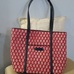 Vera Bradley Small Trimmed Vera Tote